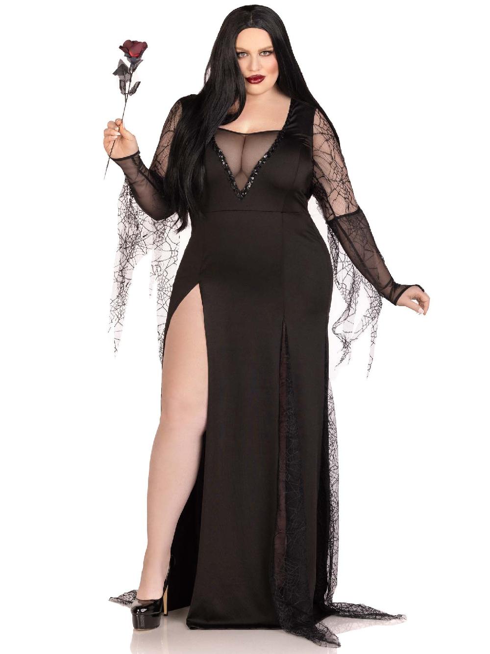 Leg Avenue Plus Spooky Beauty Costume Black