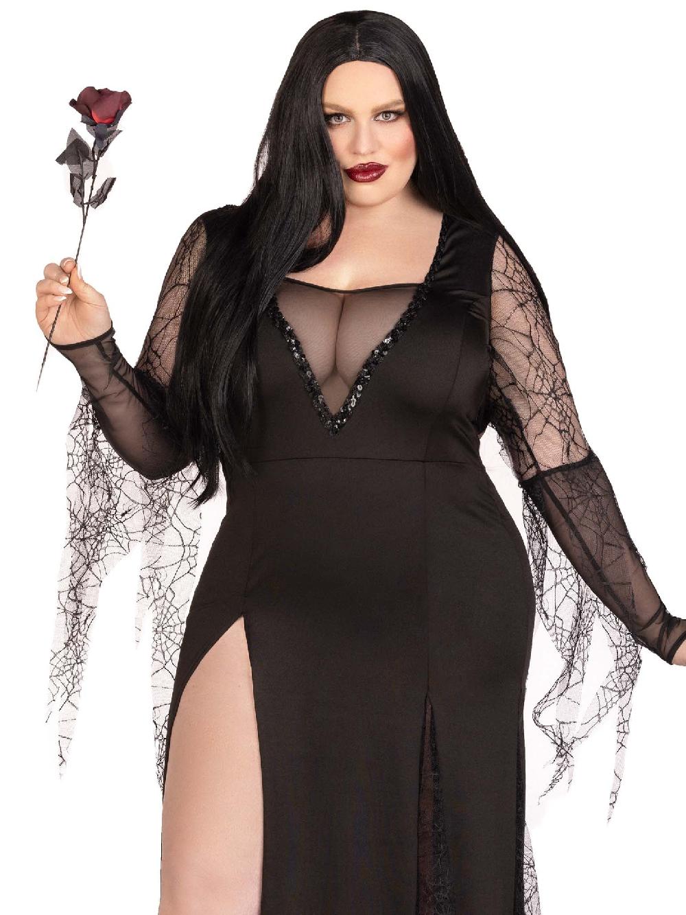 leg avenue Plus Spooky Beauty Costume Black