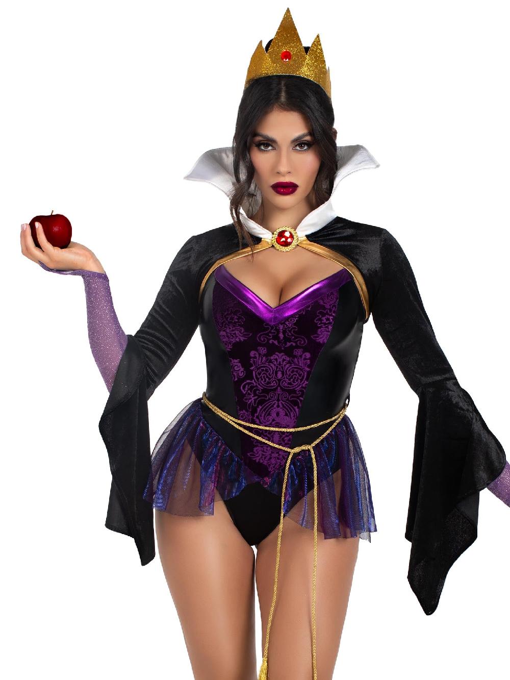 Leg Avenue Poison Apple Queen Costume Black