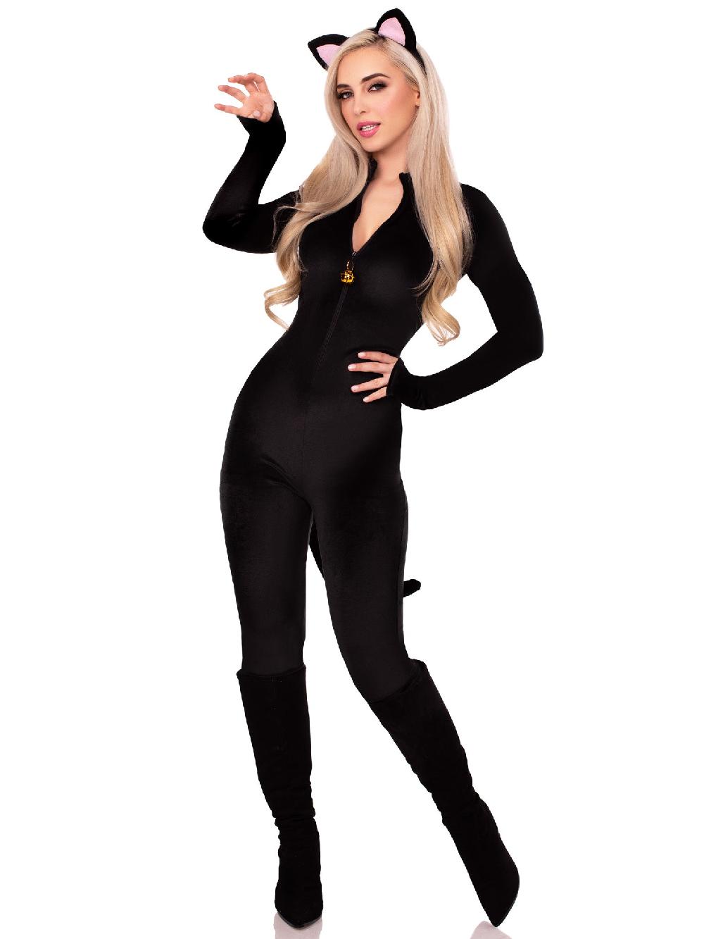 Leg Avenue Pretty Kitty Costume Black