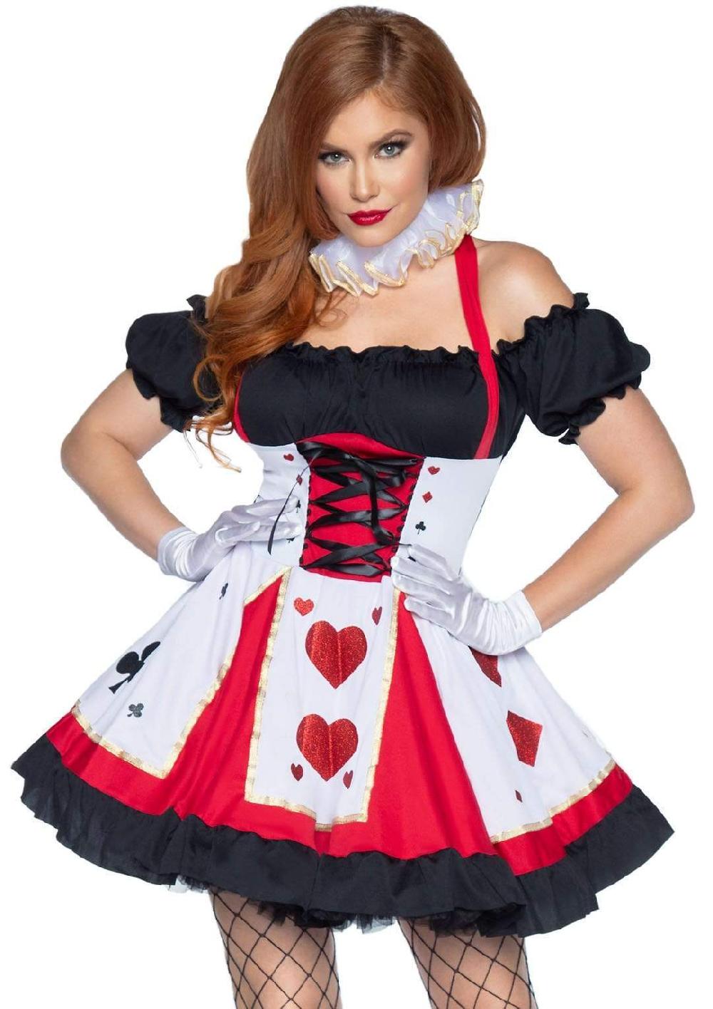 Leg Avenue Pretty Playing Card Costume Red/Black