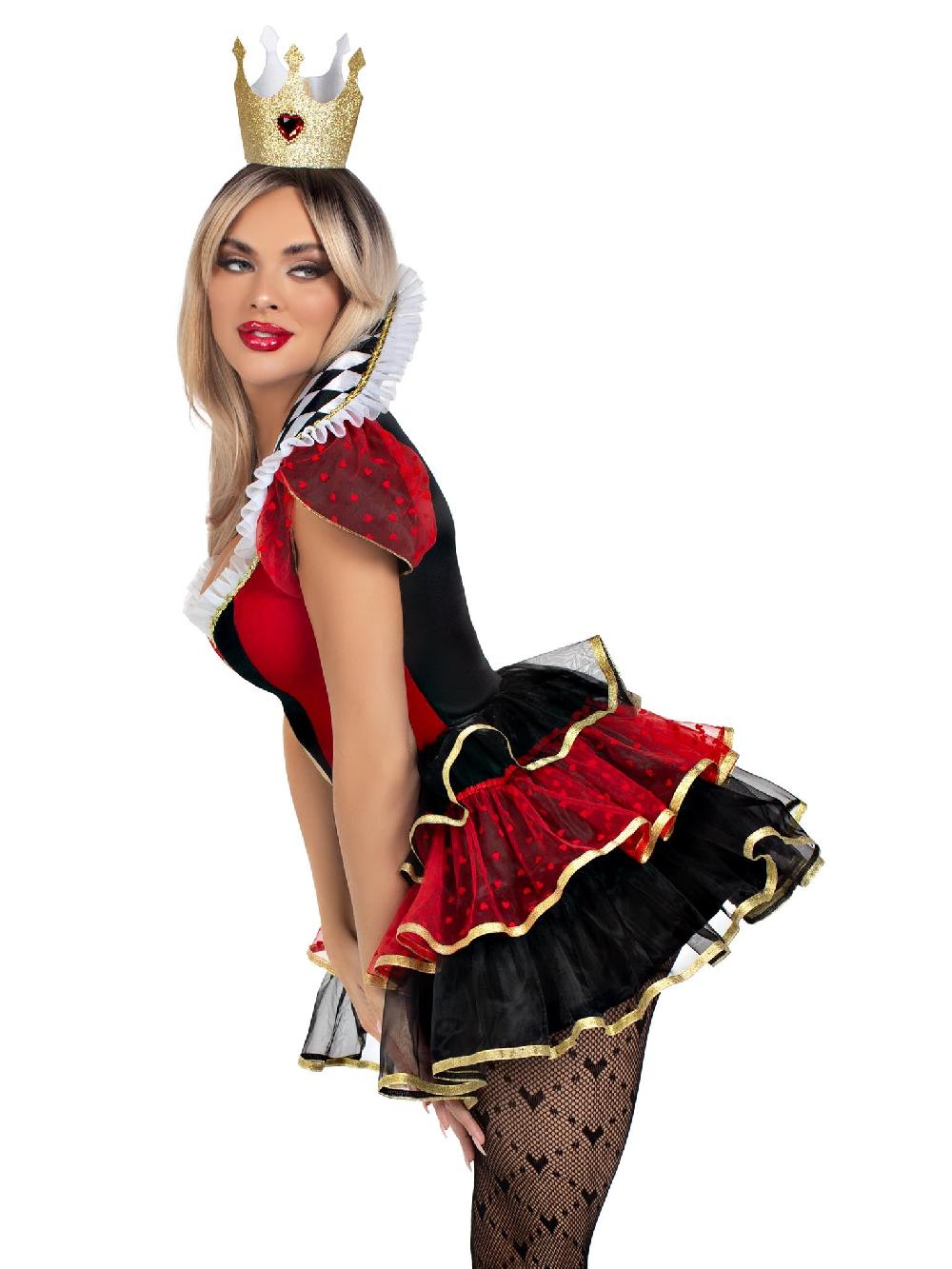 Leg Avenue Queen Of Hearts Costume Multicolor