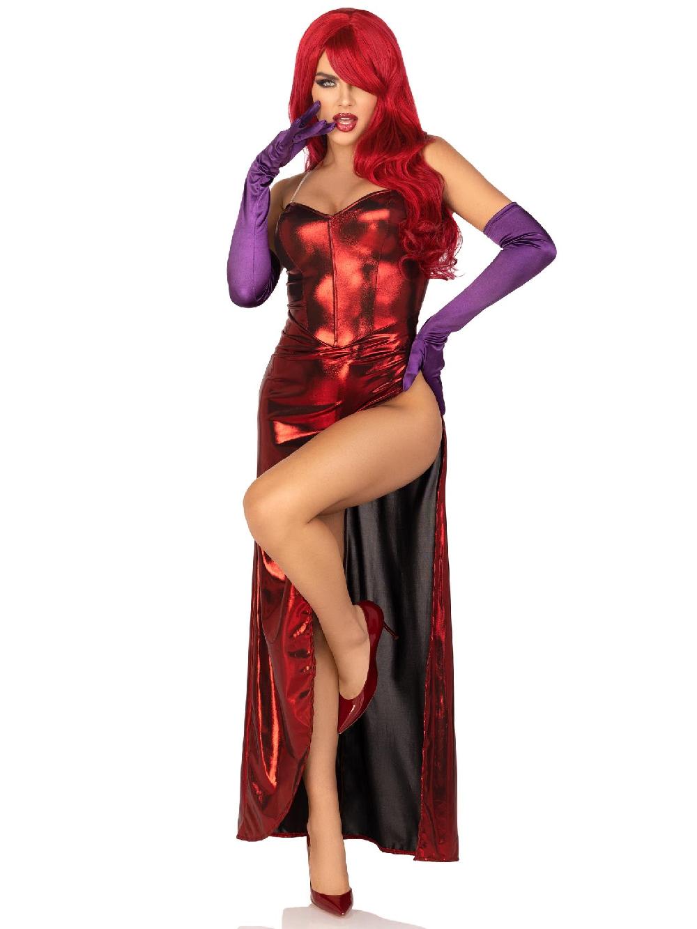 Leg Avenue Ravishing Red Diva Costume Bundle