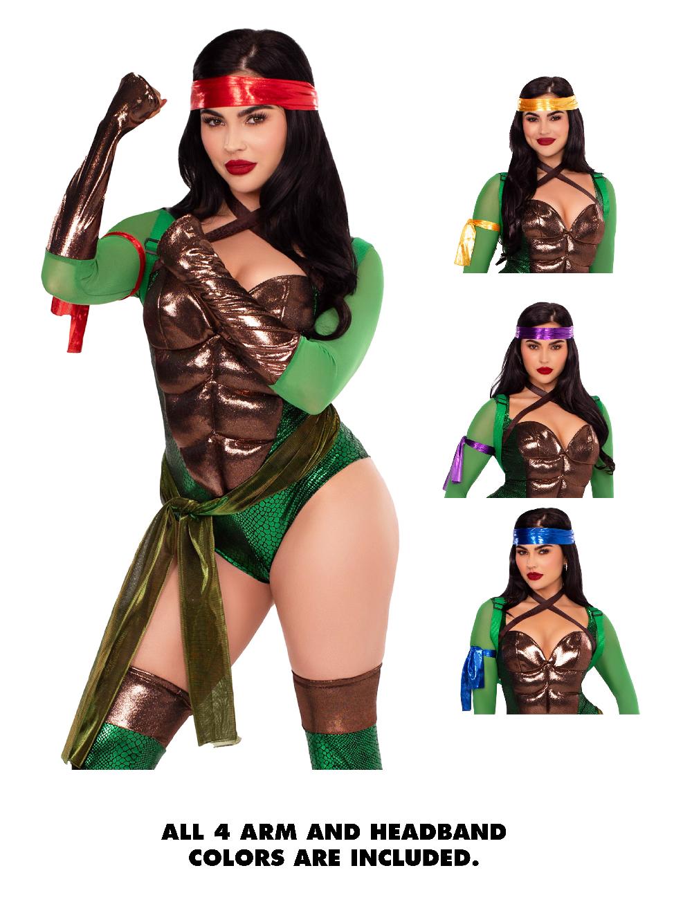 Leg Avenue Renegade Ninja Hero Costume Green