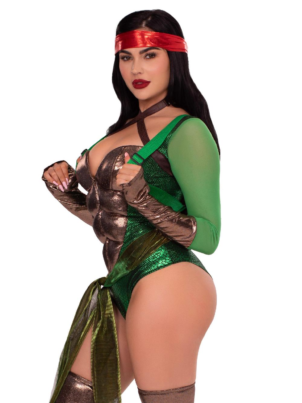 Leg Avenue Renegade Ninja Hero Costume Green