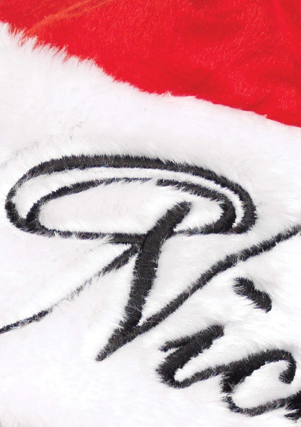 Leg Avenue Reversible Plush Santa Hat Red/White