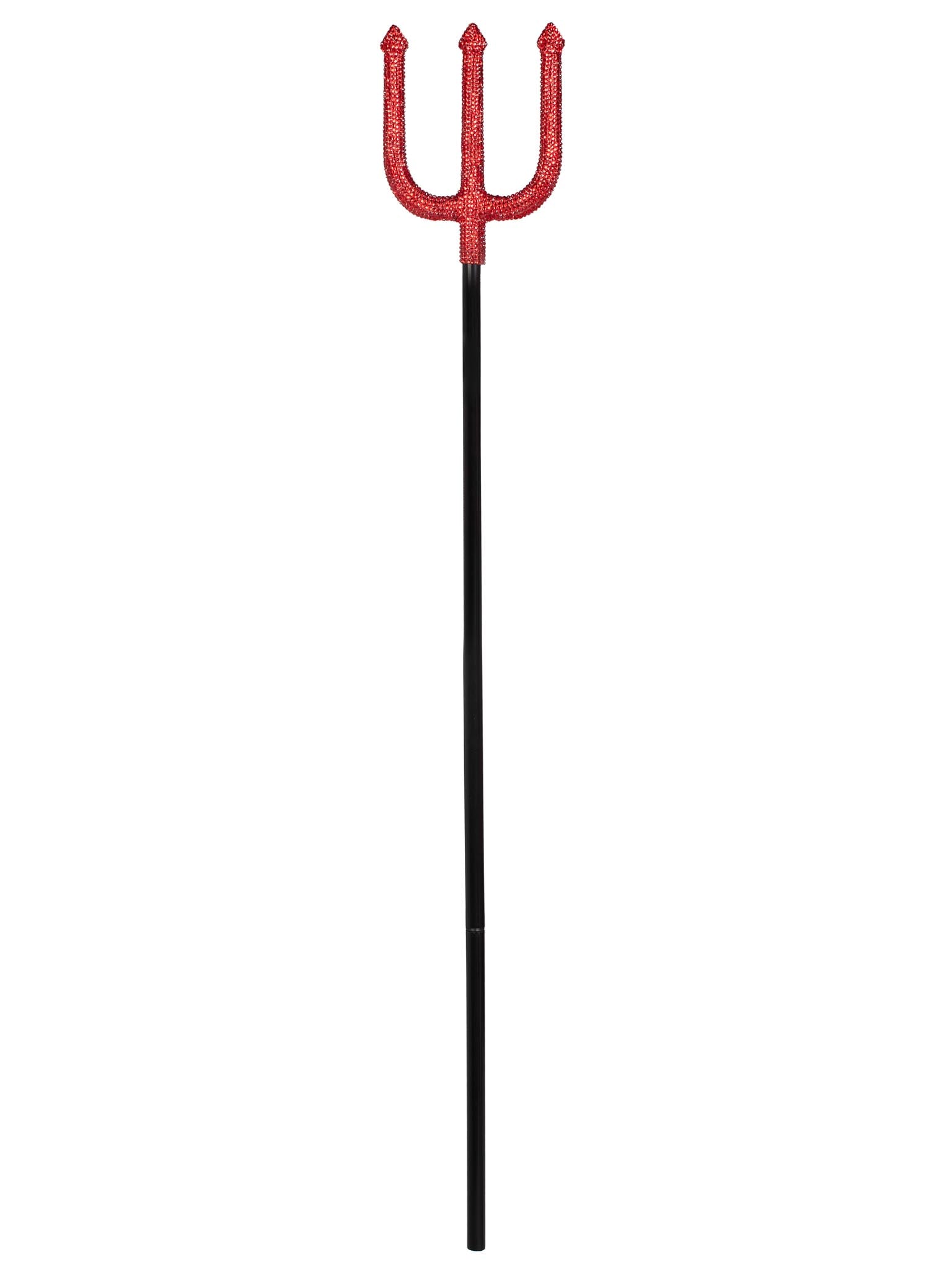 Leg Avenue Rhinestone Devil Pitch Fork Red