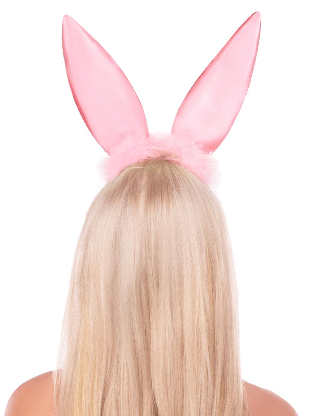 Leg Avenue Satin Bunny Ears Pink