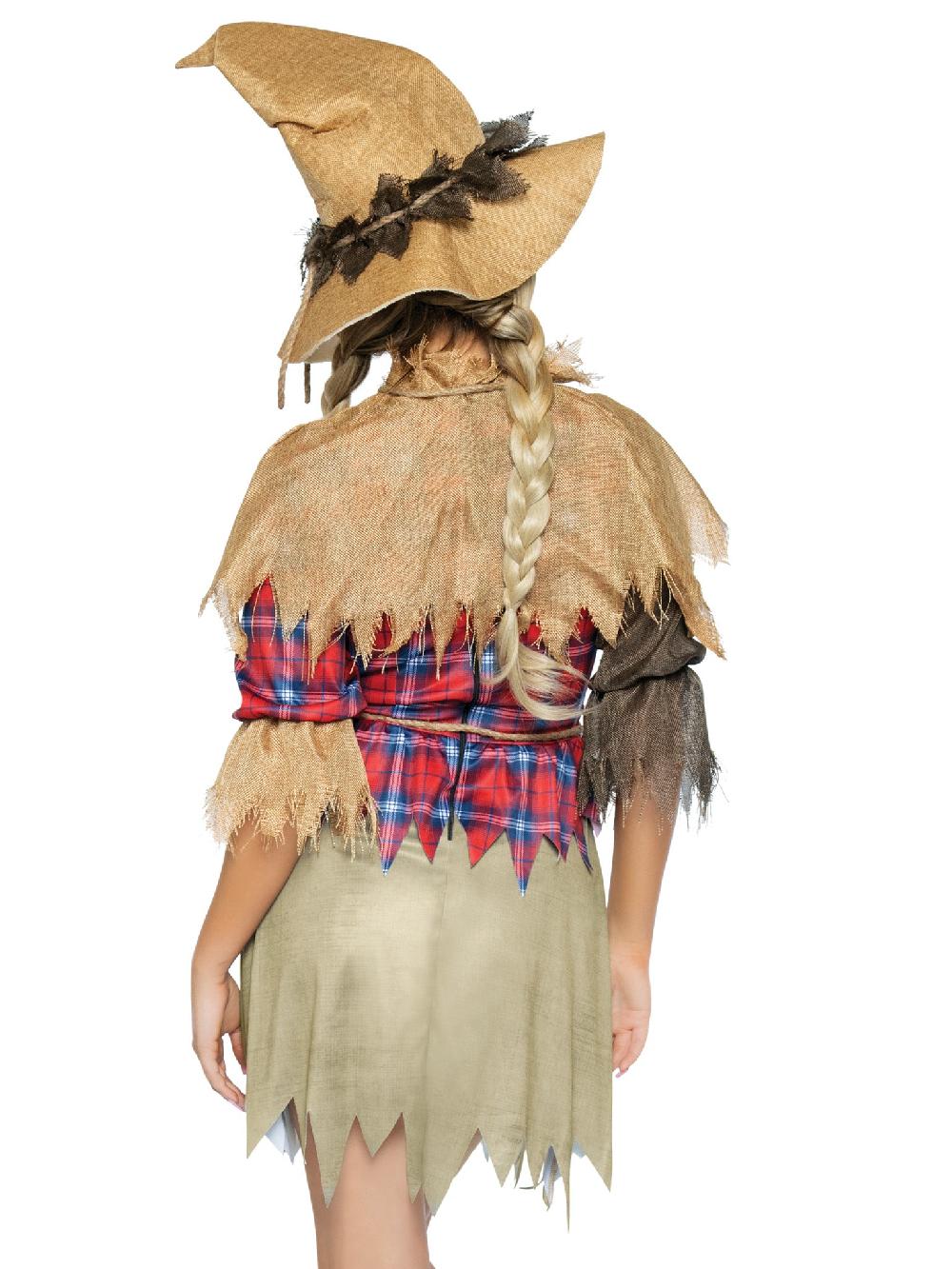 Leg Avenue Sinister Scarecrow Costume Red