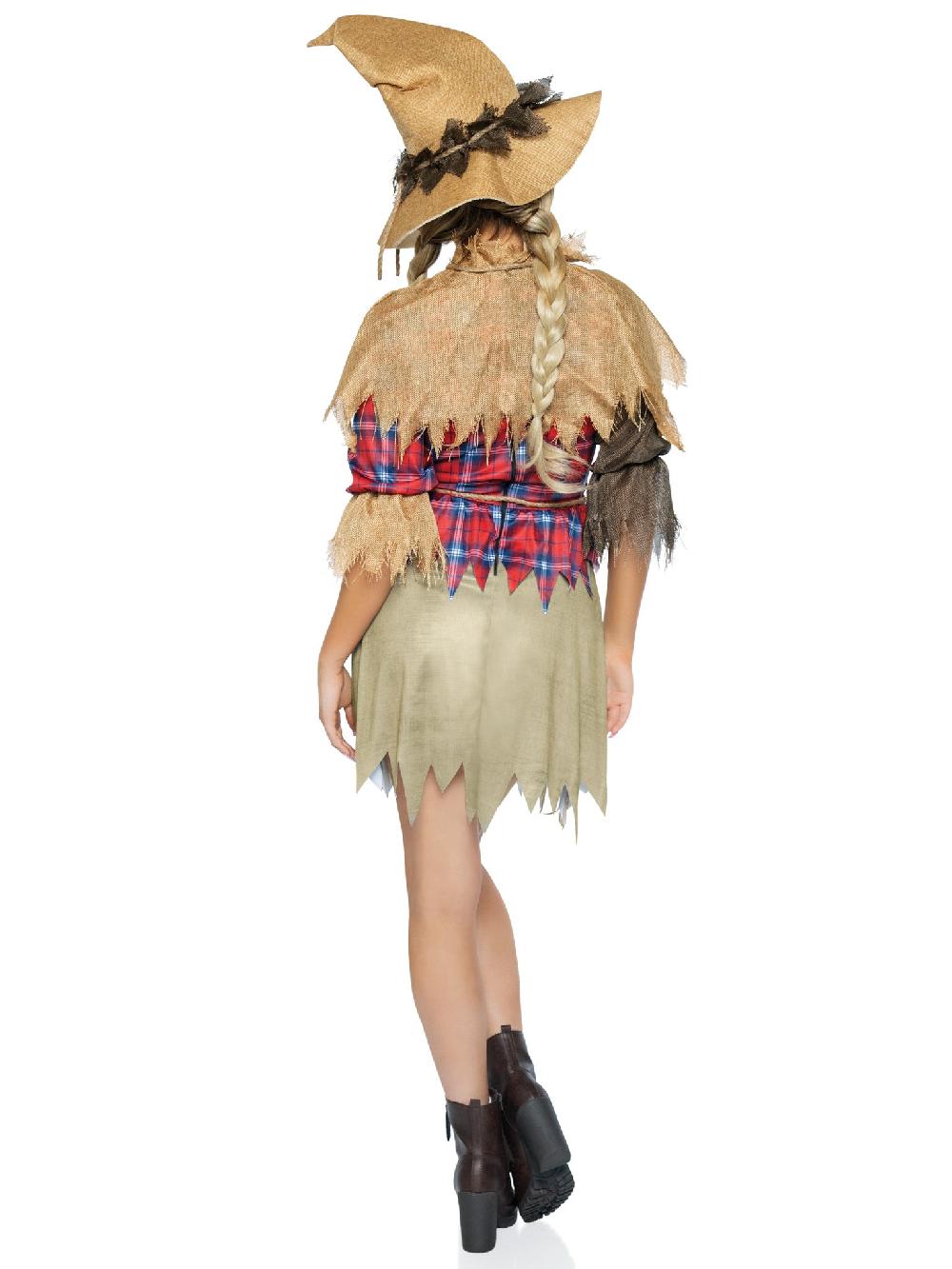 Leg Avenue Sinister Scarecrow Costume Red