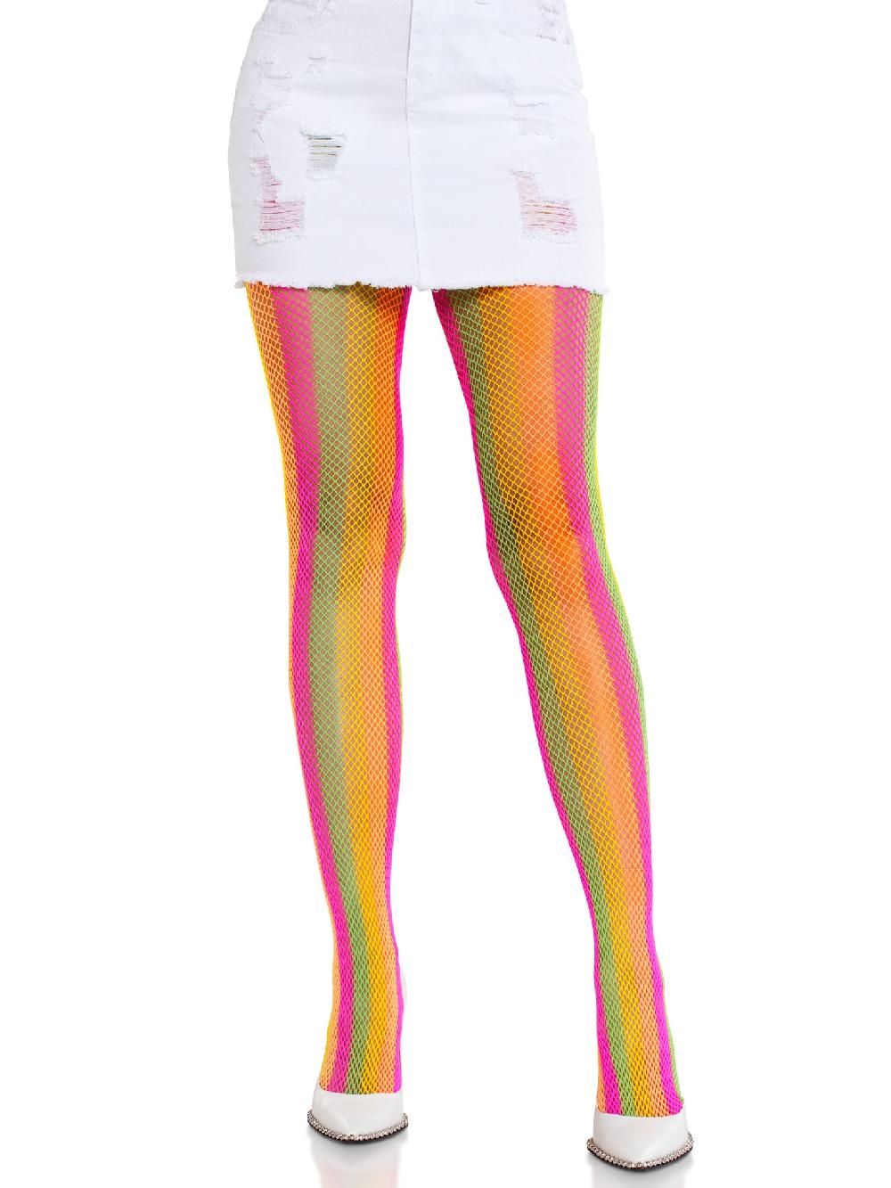 leg avenue Solara Net Rainbow Tights Multicolor