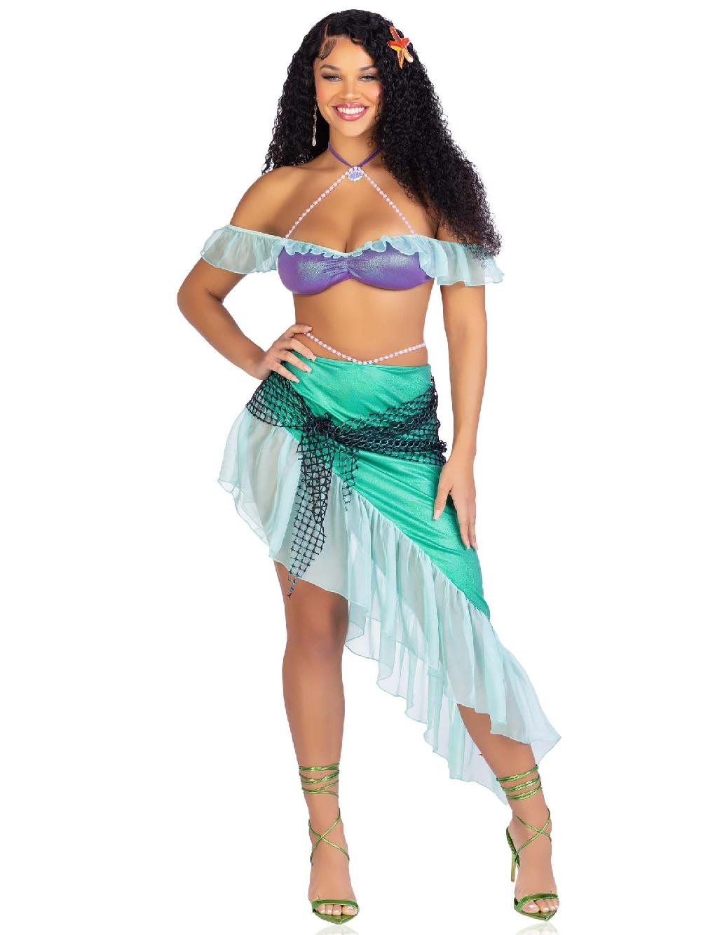 Leg Avenue Spellbound Mermaid Costume Purple/Green