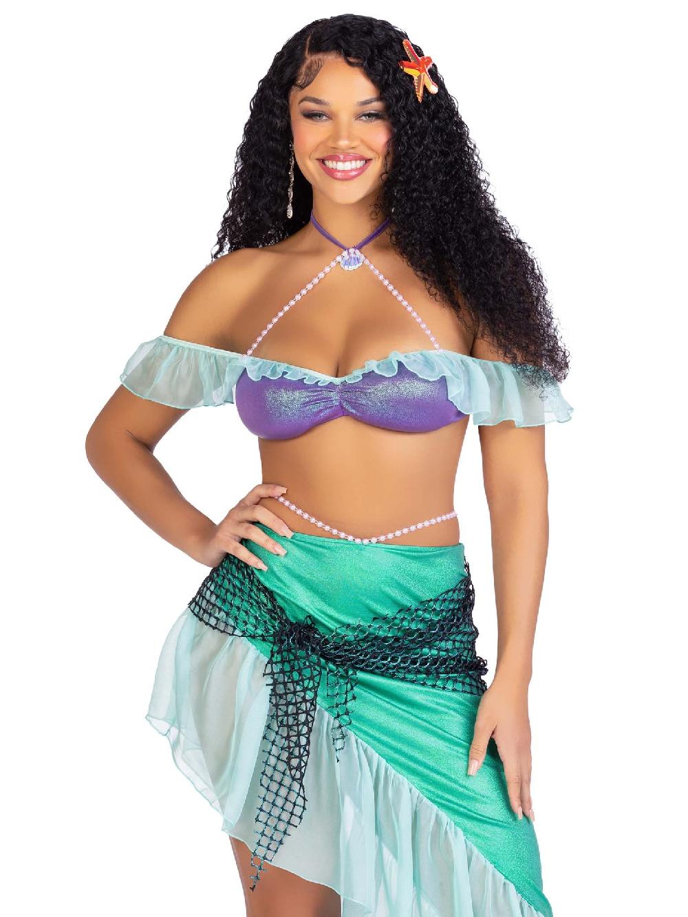 leg avenue Spellbound Mermaid Costume Purple/Green