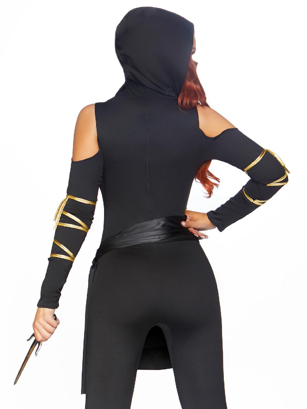 Leg Avenue Stealth Ninja Costume Black/Gold