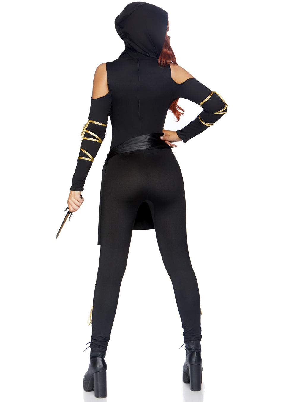 Leg Avenue Stealth Ninja Costume Black/Gold