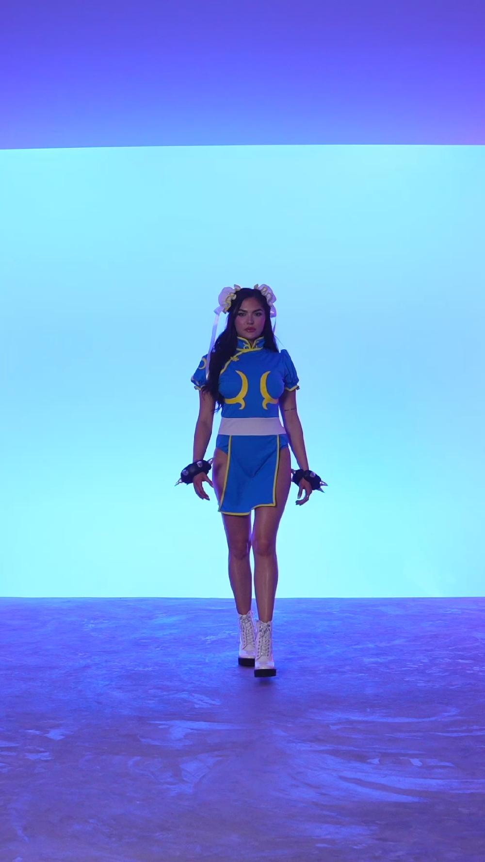 Leg Avenue Street Fighter Chun-Li Costume Blue