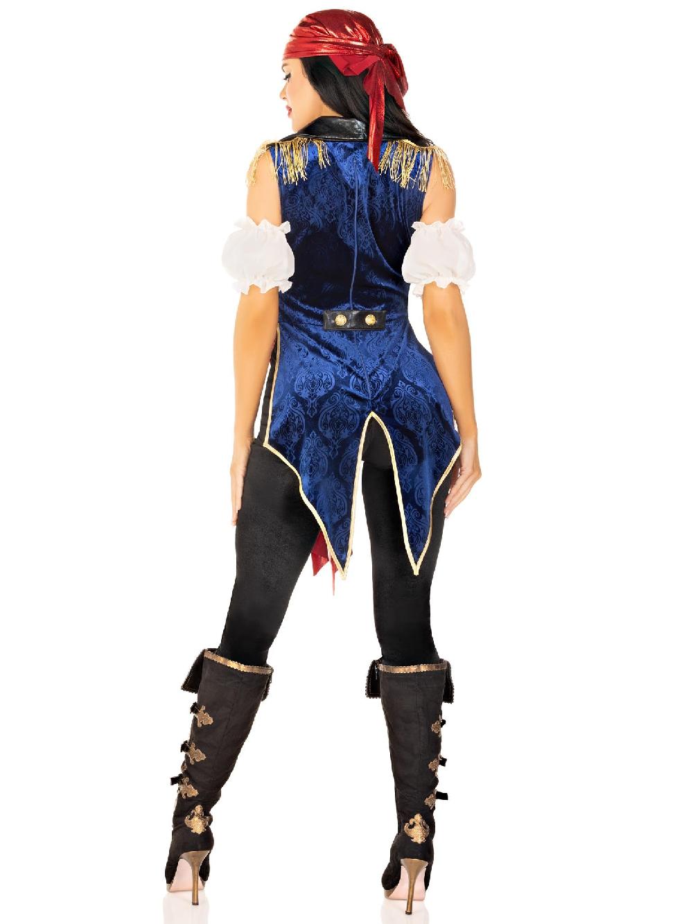 Leg Avenue Sultry Pirate Costume Blue