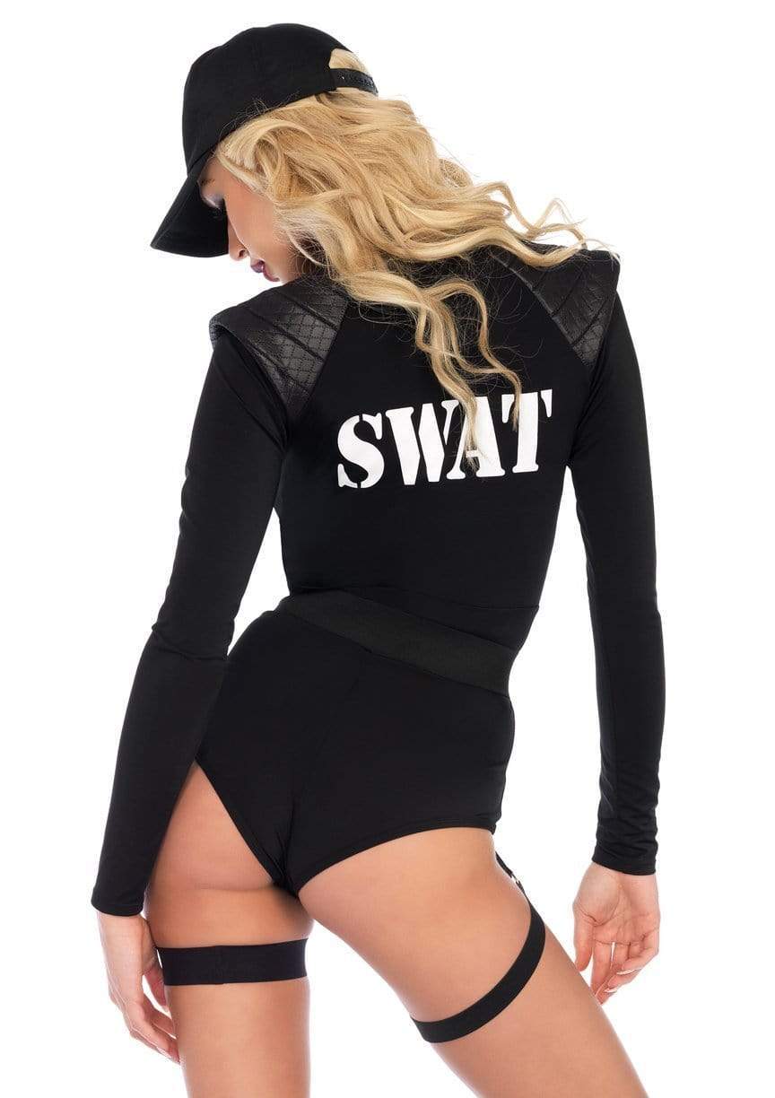 Leg Avenue SWAT Team Babe Costume Black