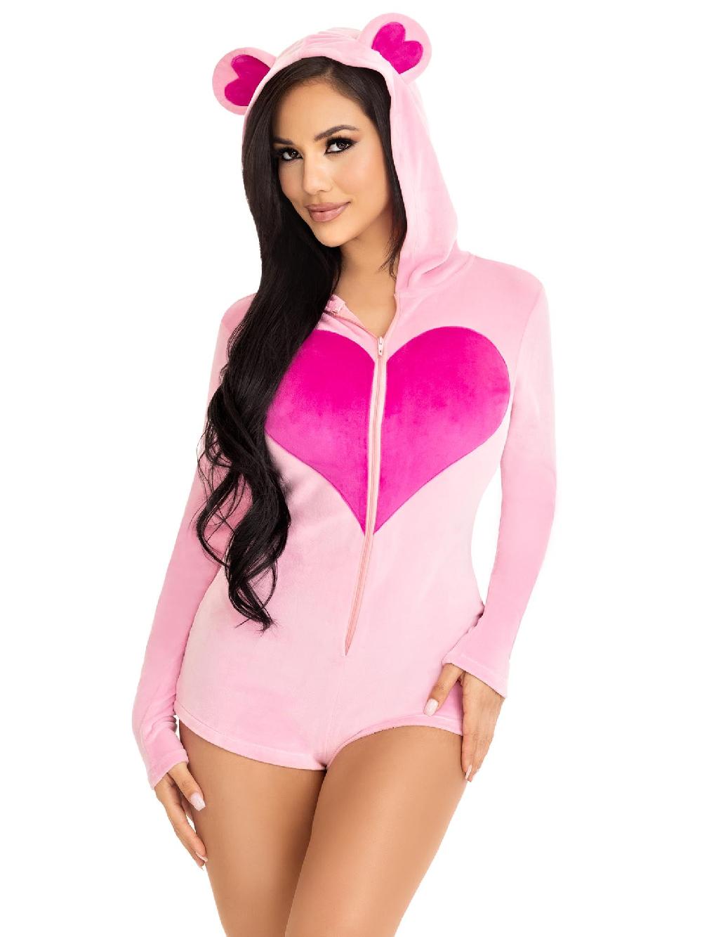 leg avenue Sweetheart Bear Costume Pink