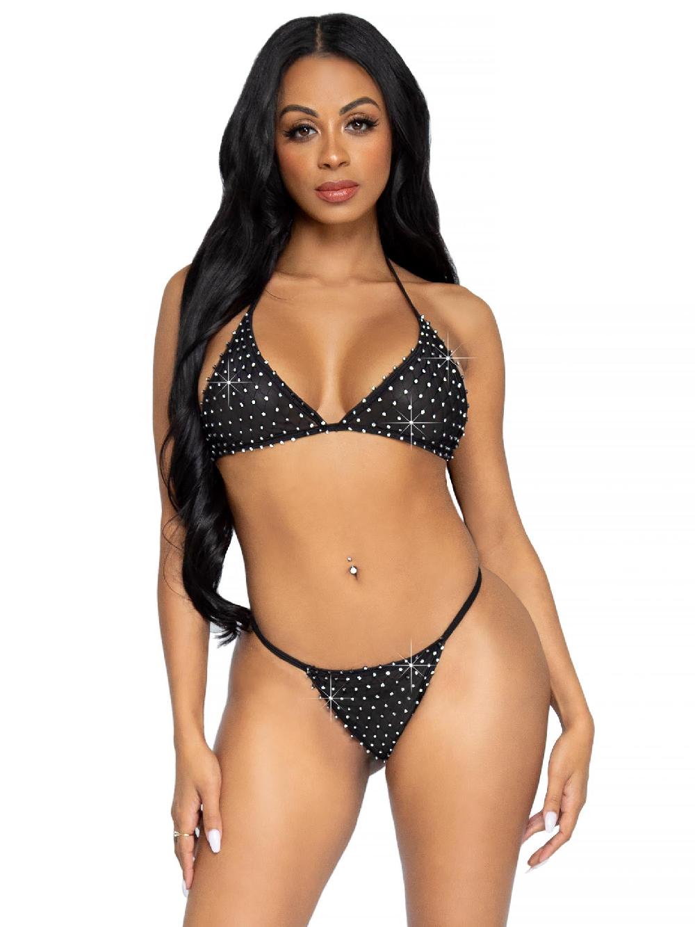 Leg Avenue Tempest Bikini Set White