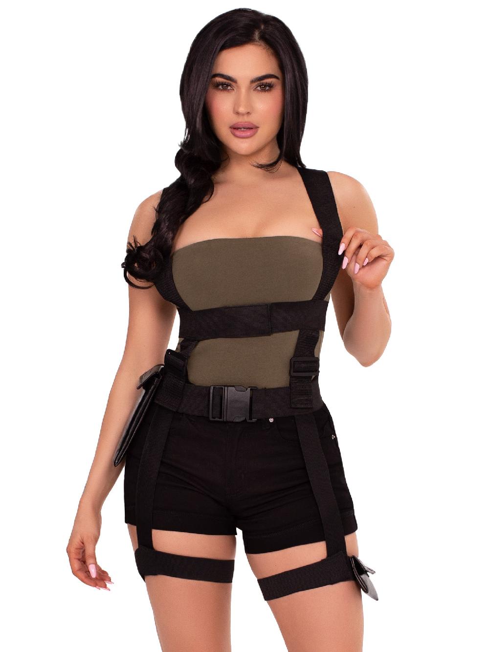 leg avenue Utility Body Harness Black