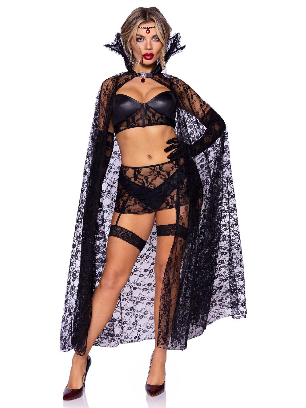 Leg Avenue Vampire Temptress Costume Black