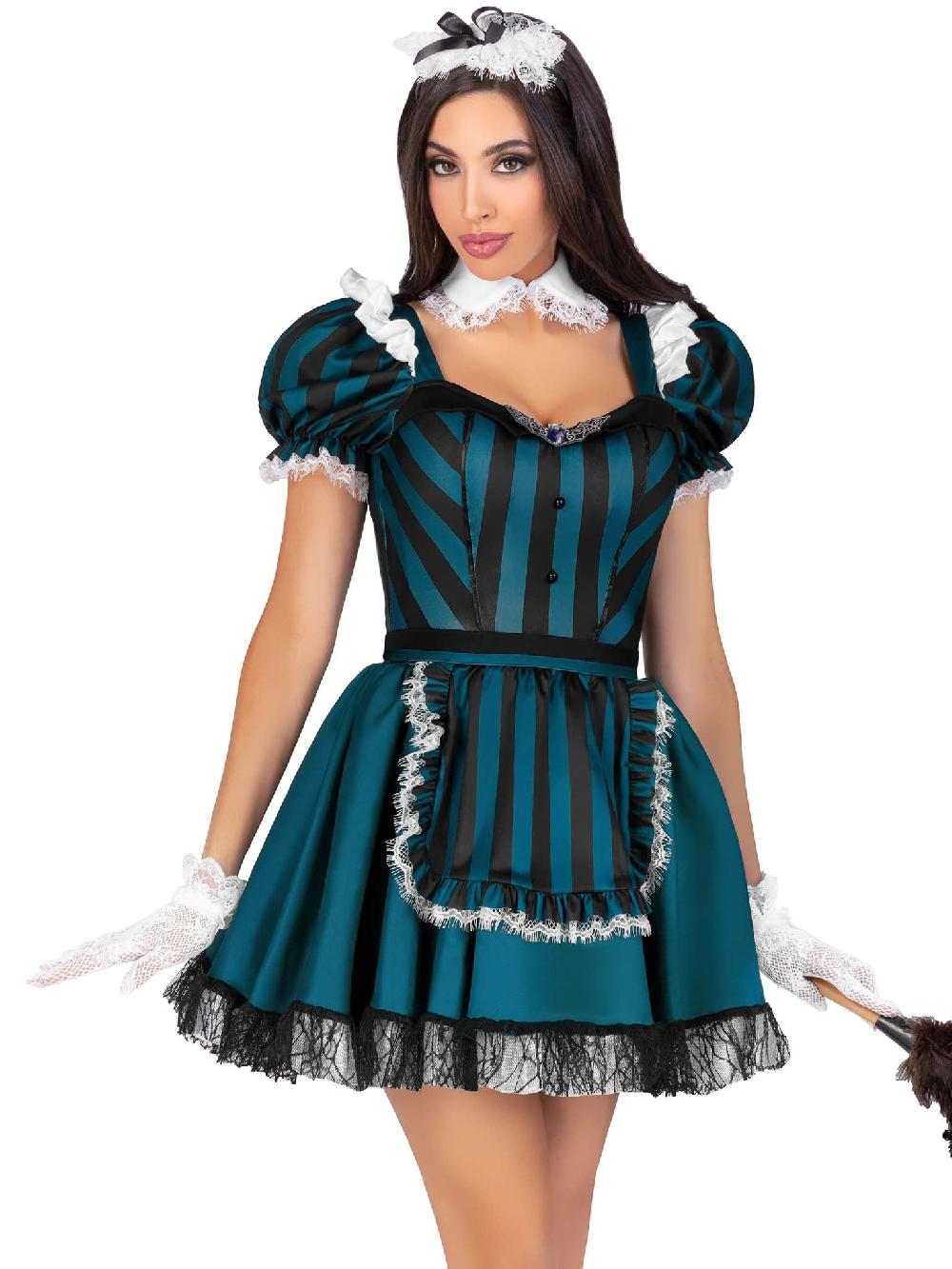 leg avenue Victorian Maid Costume Black/Green