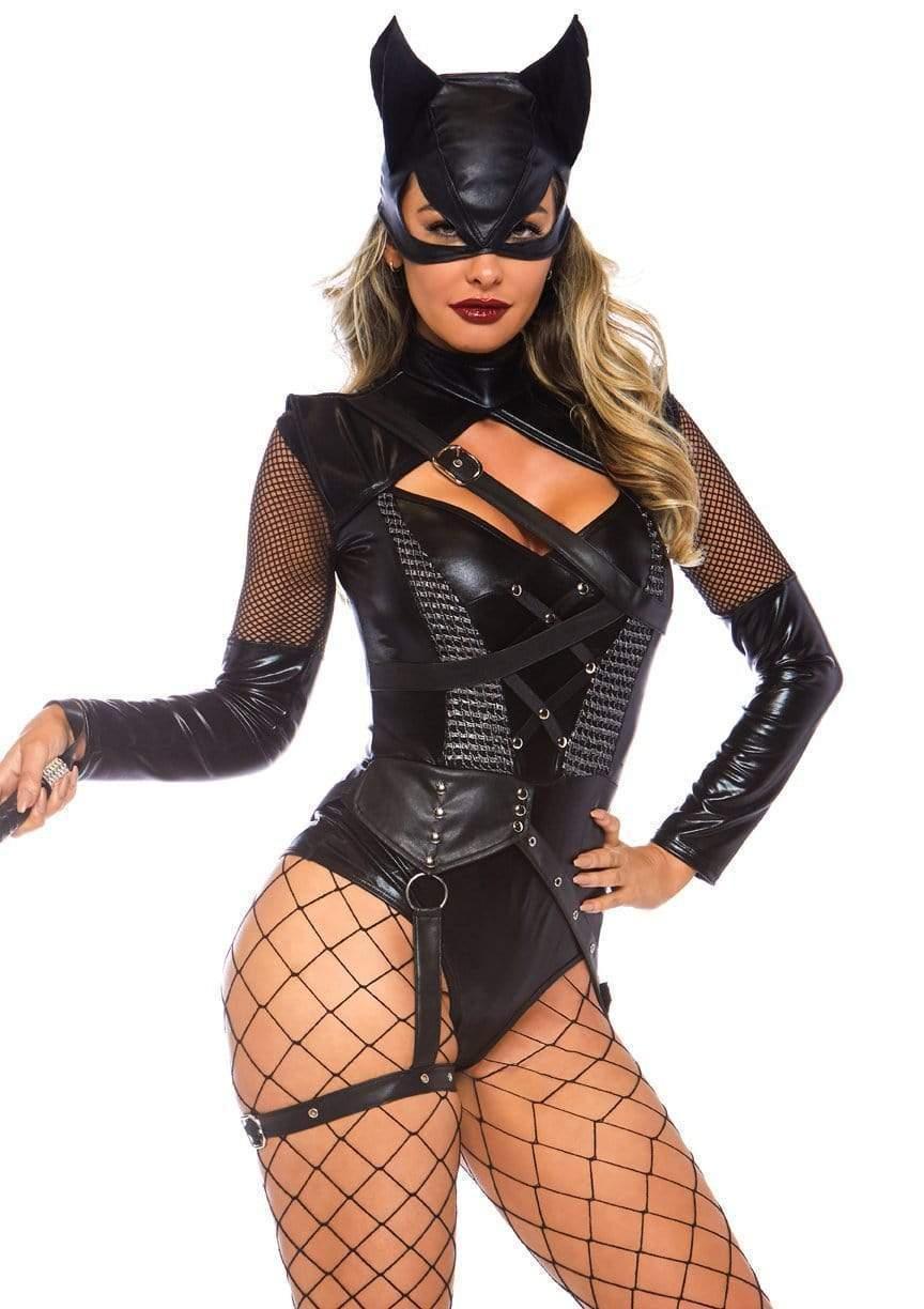 leg avenue Villainess Vixen Costume Black