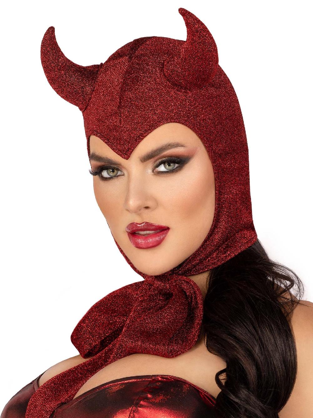 Leg Avenue Vintage Devil Bonnet Red
