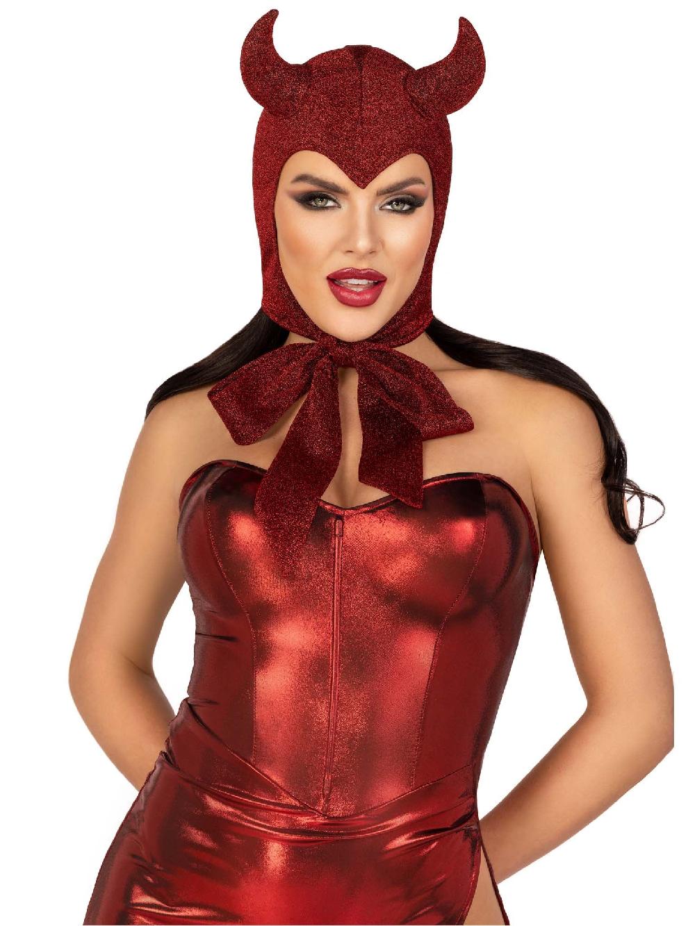 Leg Avenue Vintage Devil Bonnet Red