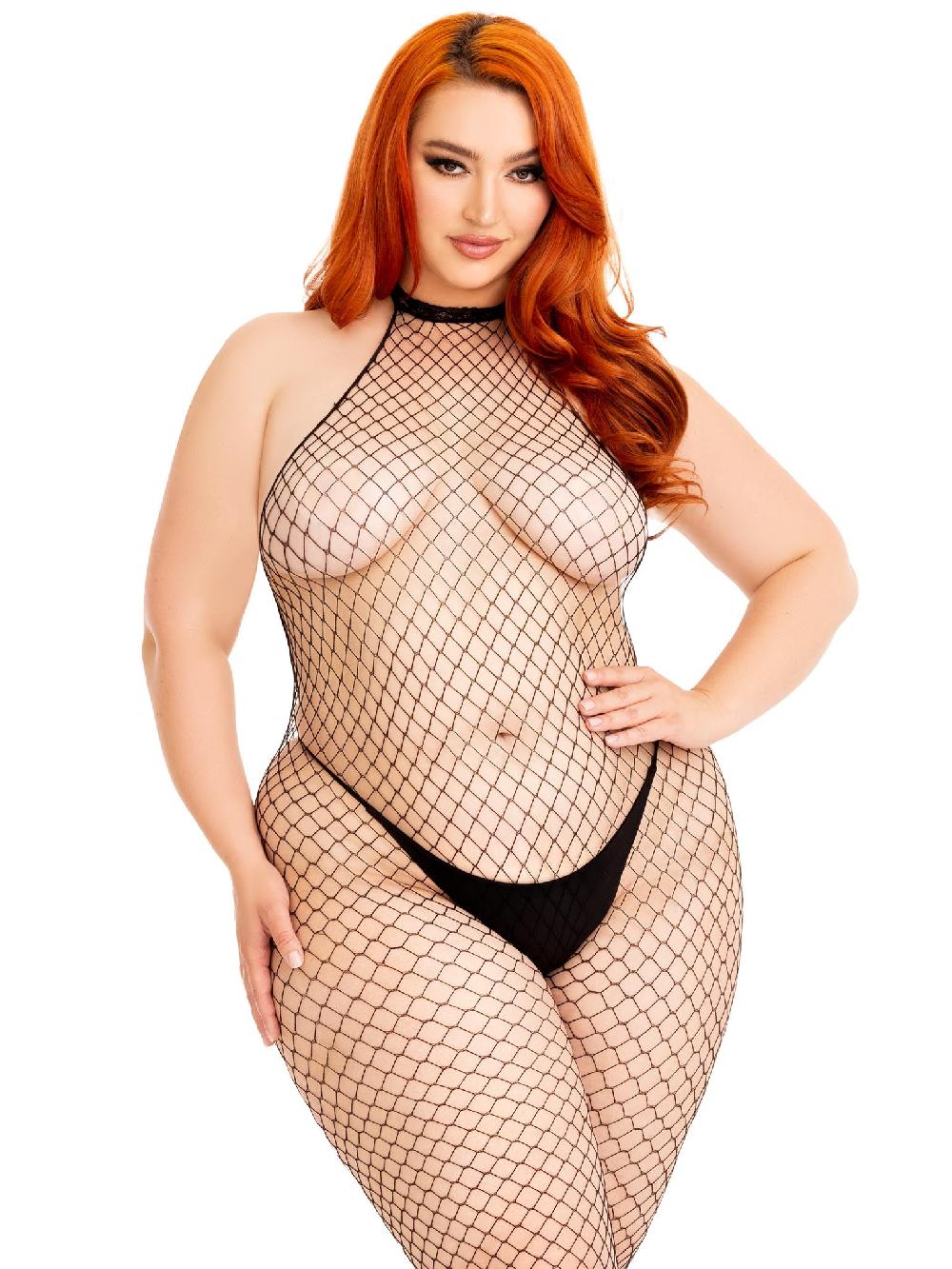 Leg Avenue What U Want Plus Bodystocking Black
