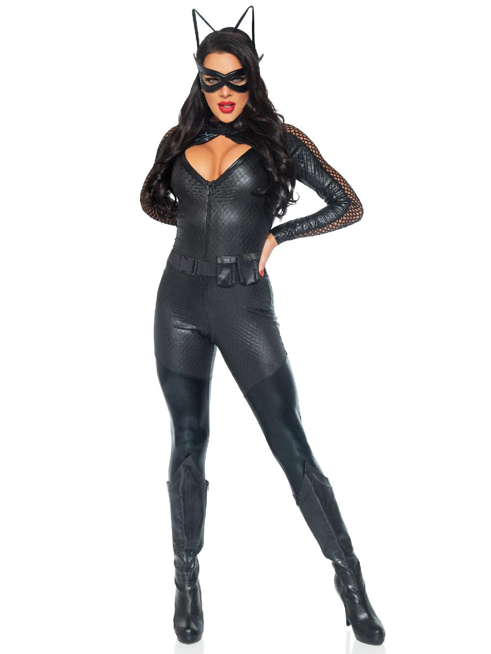 Leg Avenue Wicked Kitty Costume Black