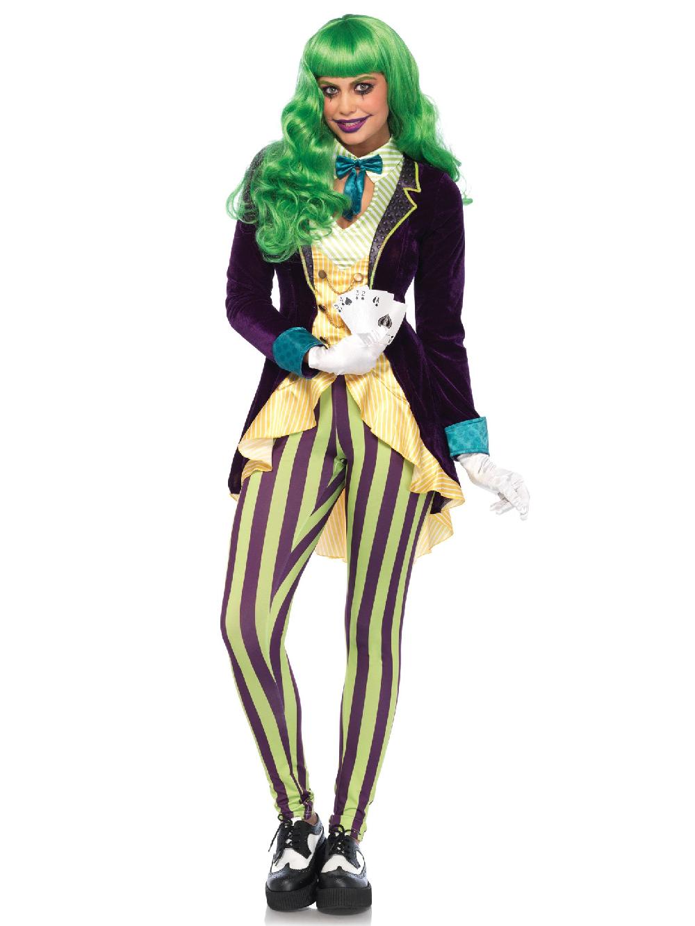 Leg Avenue Wicked Trickster Costume Purple/Green