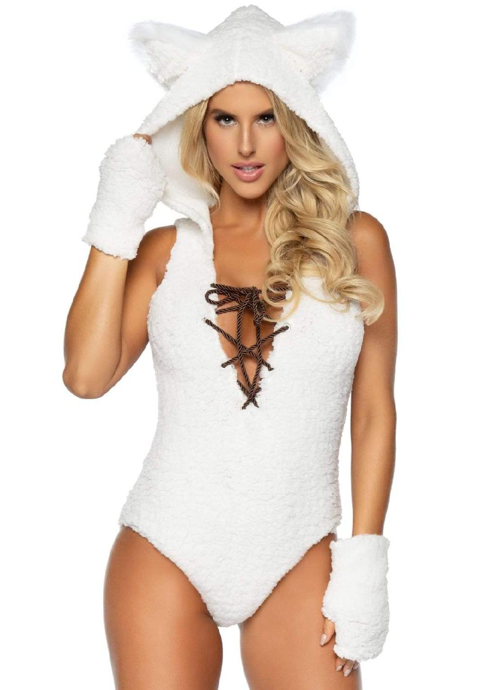 leg avenue Wild Thang Costume White