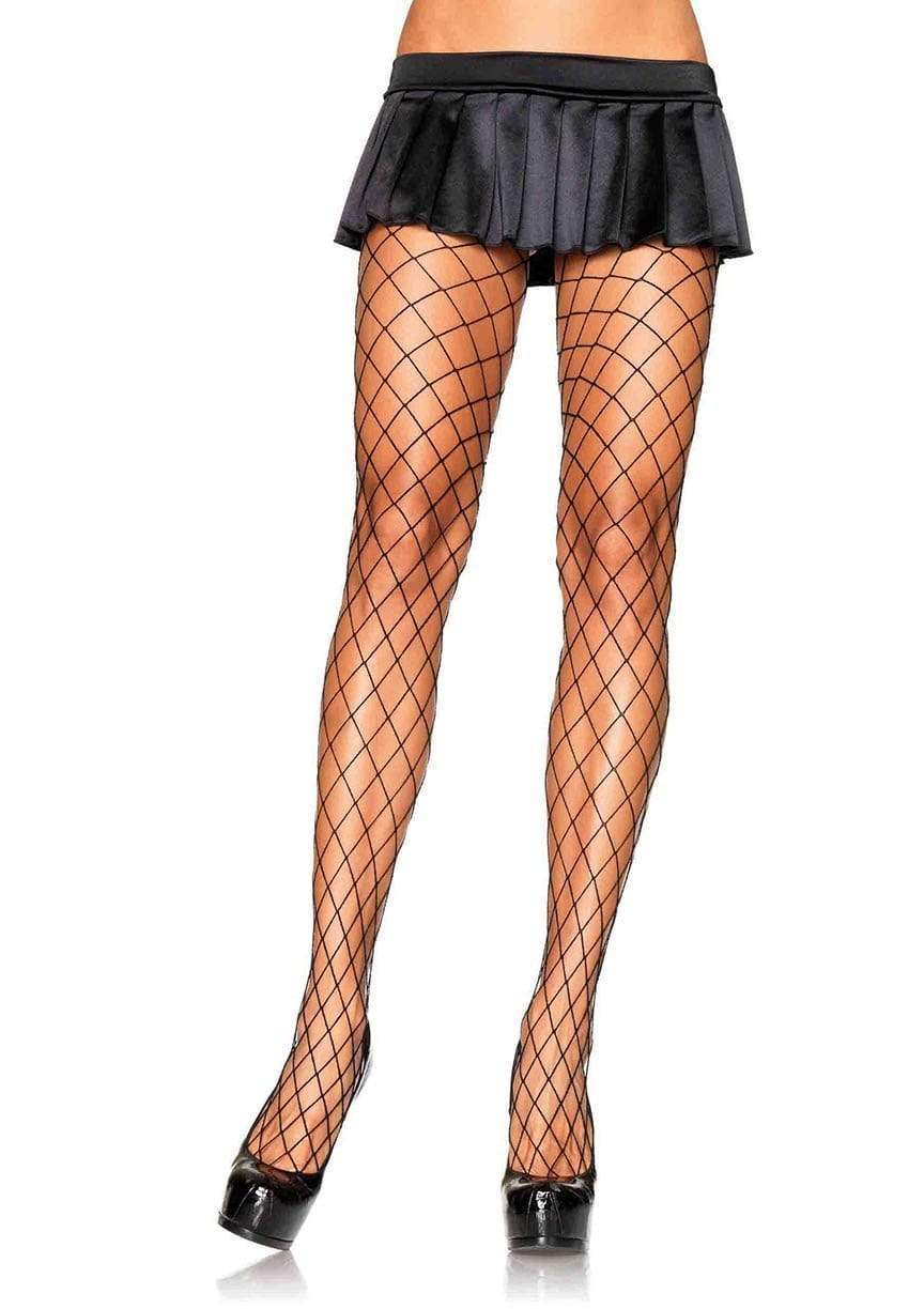 leg avenue Xena Spandex Diamond Tights Black