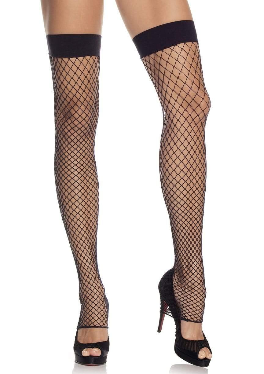 leg avenue Maya Footless Thigh High Stockings Black