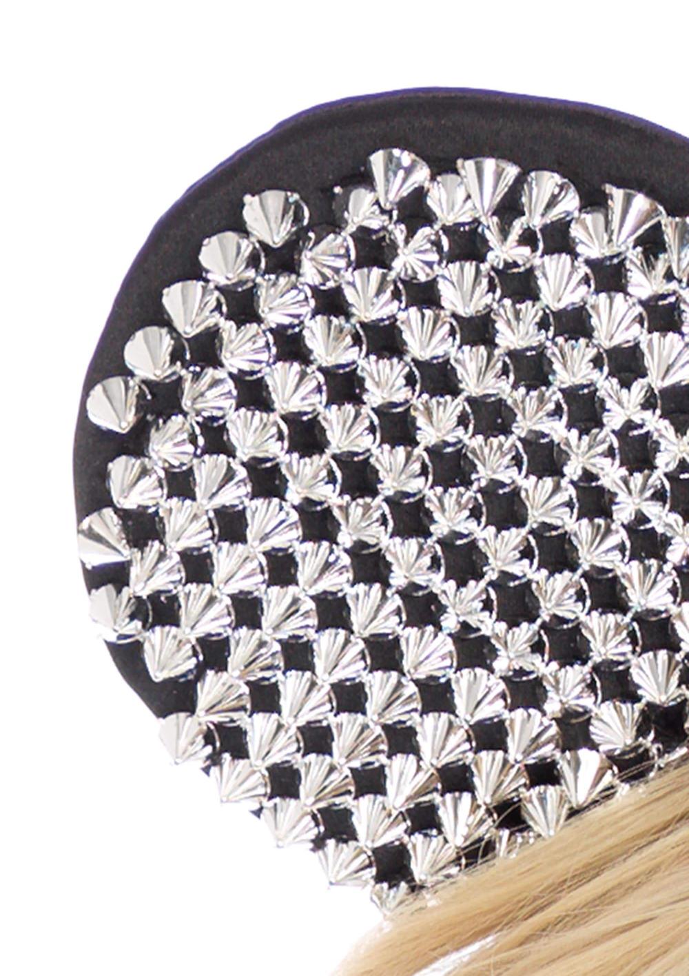 Leg Avenue Metallic Studded Mouse Ears Headband Silver