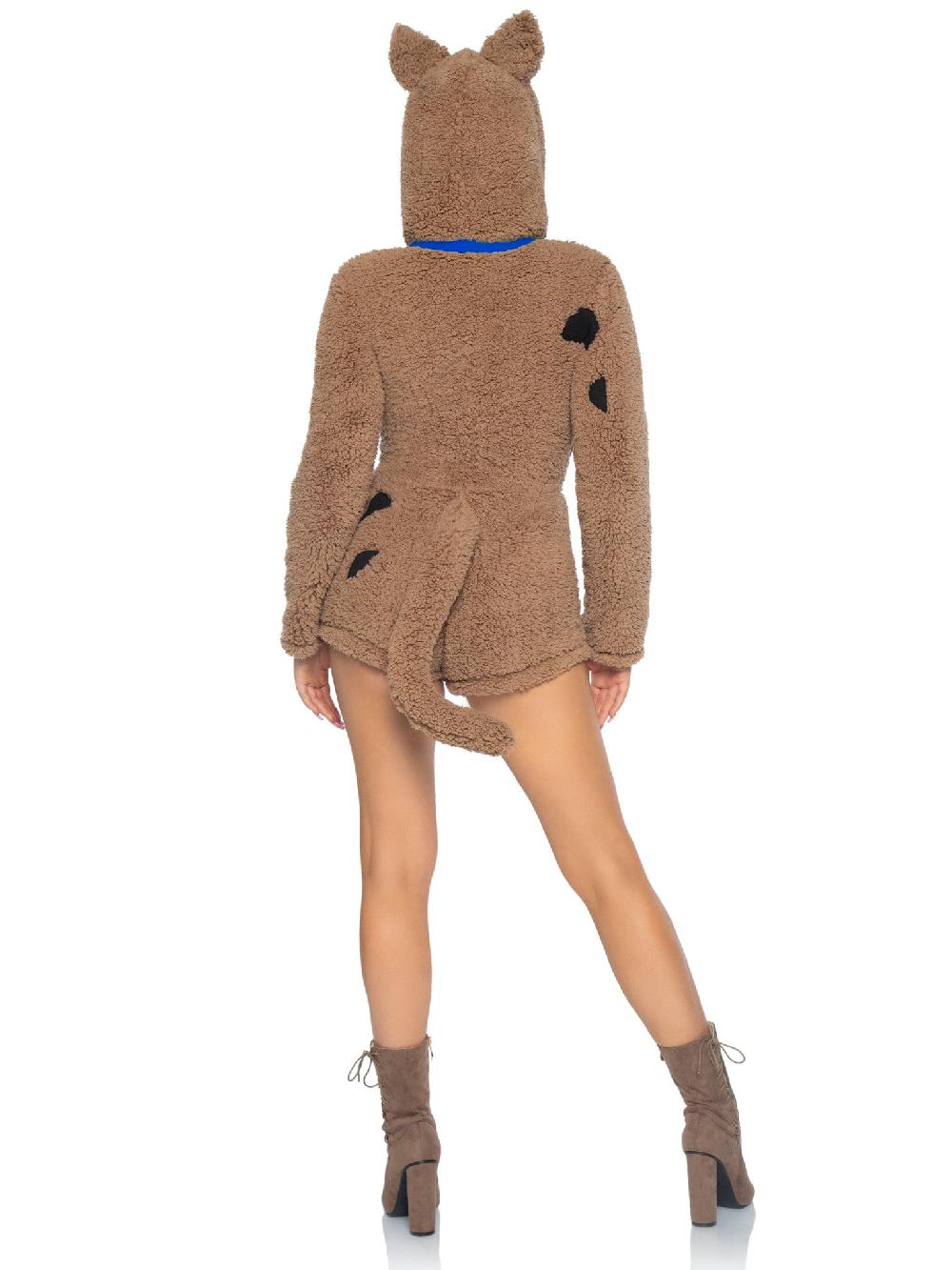 Leg Avenue Mystery Pup Ultra Soft Costume Romper Brown