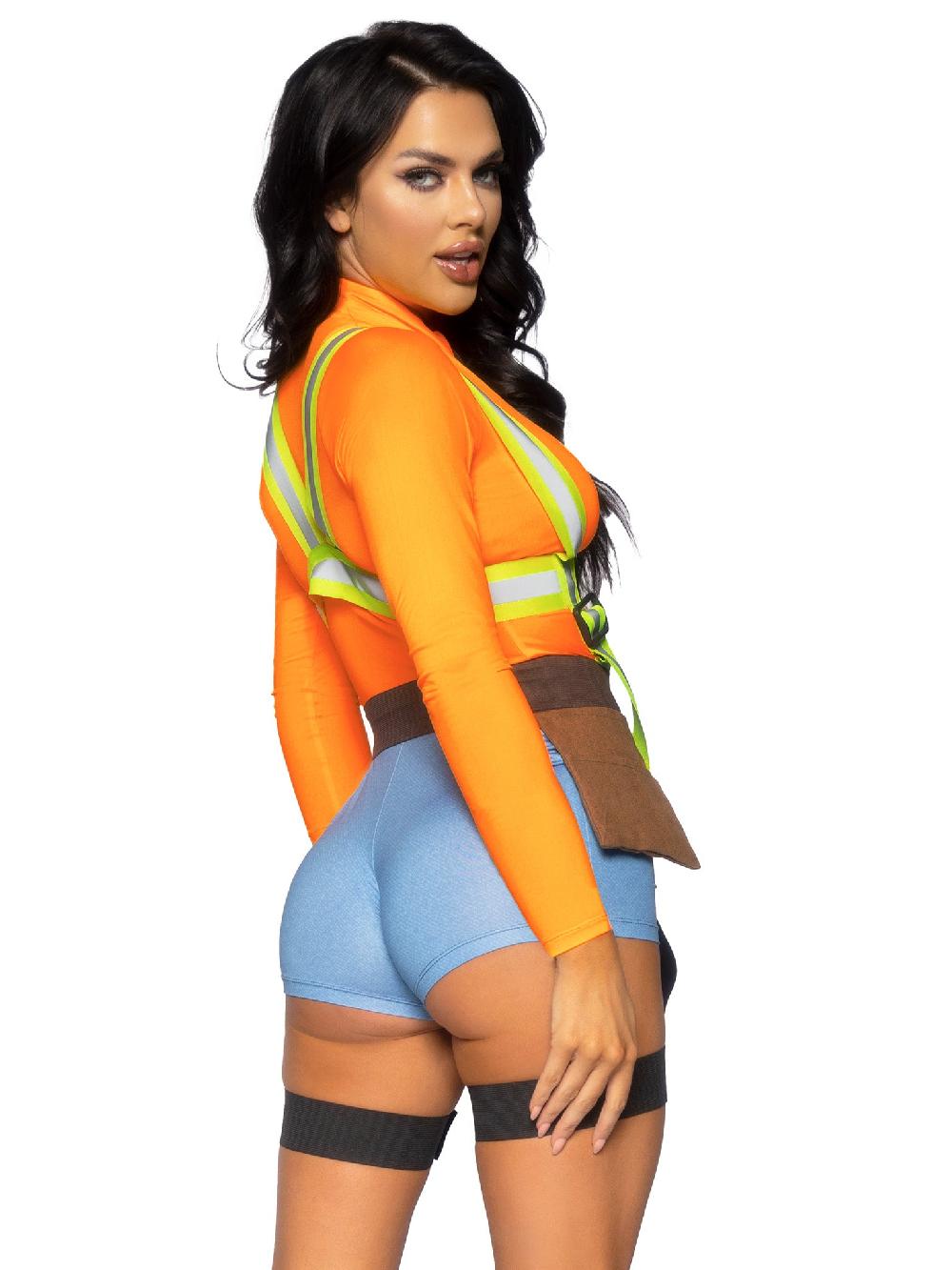 Leg Avenue Nailed It Construction Worker Costume Orange