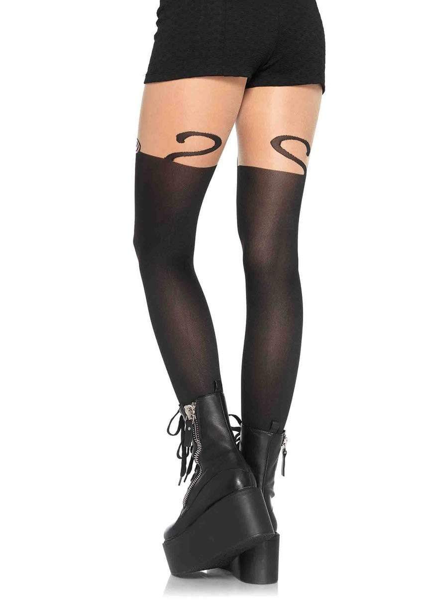 Leg Avenue Perrie Monkey Business Women's Tights Black