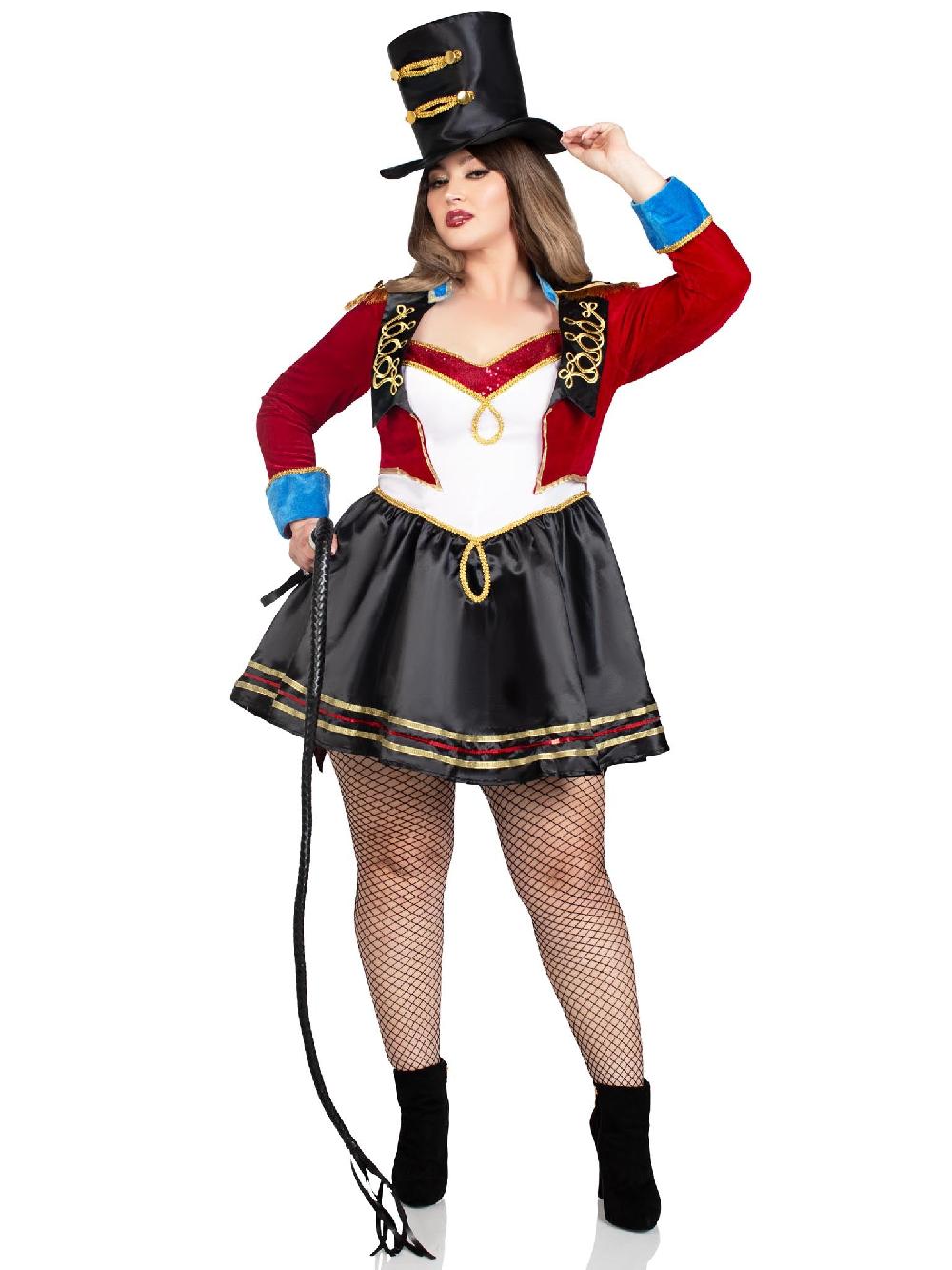 Leg Avenue Plus Classic Ringmaster Costume Multicolor