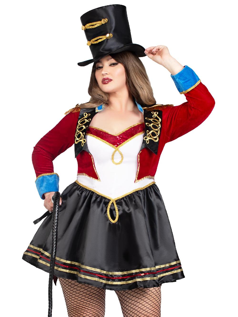 leg avenue Plus Classic Ringmaster Costume Multicolor