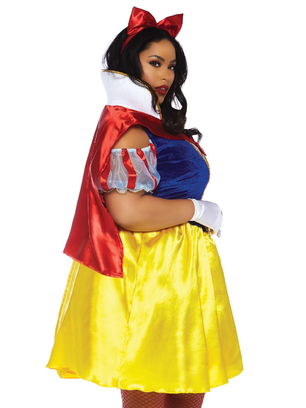 Leg Avenue Plus Fairy Tale Snow White Costume Yellow