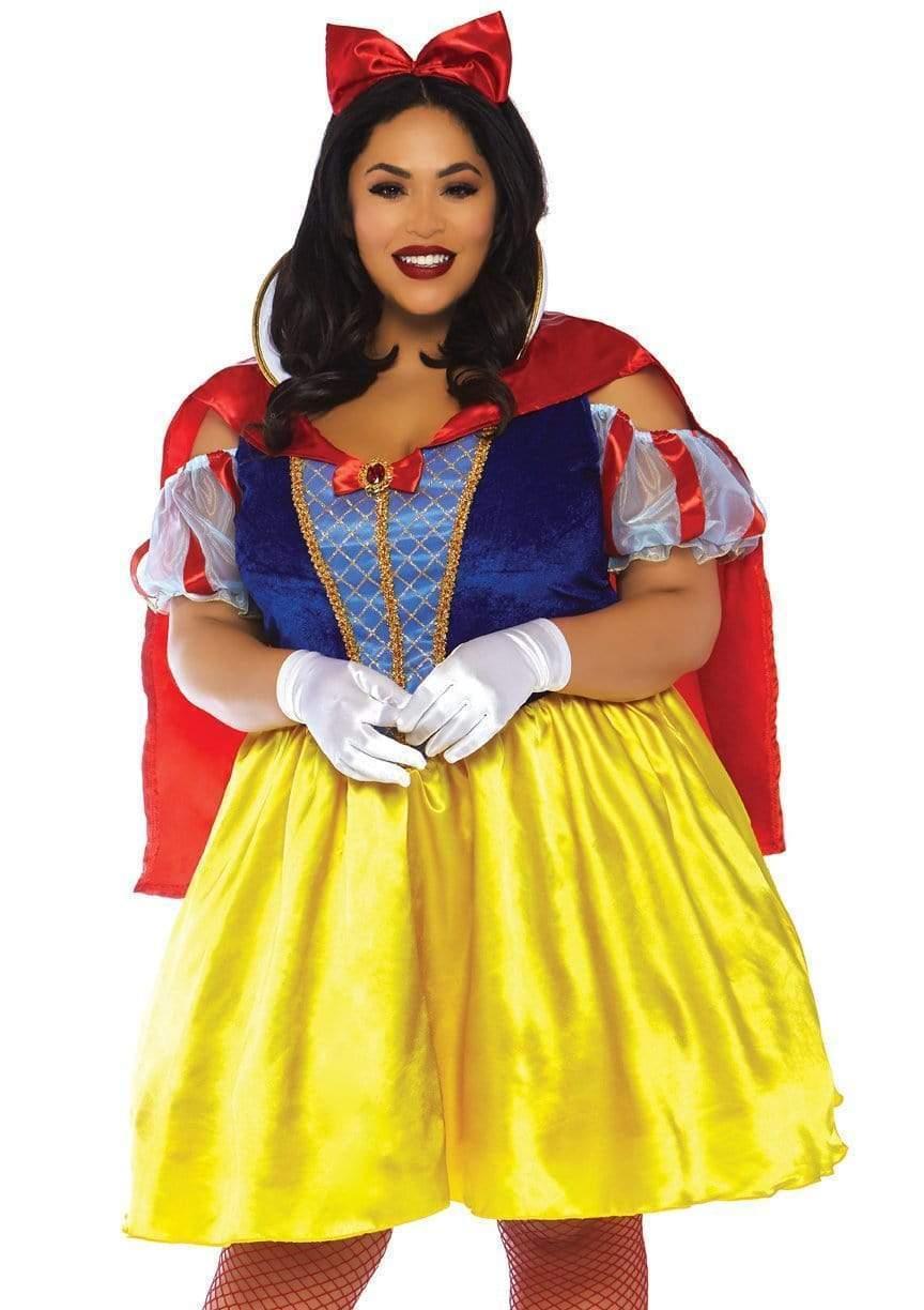 leg avenue Plus Fairy Tale Snow White Costume Yellow