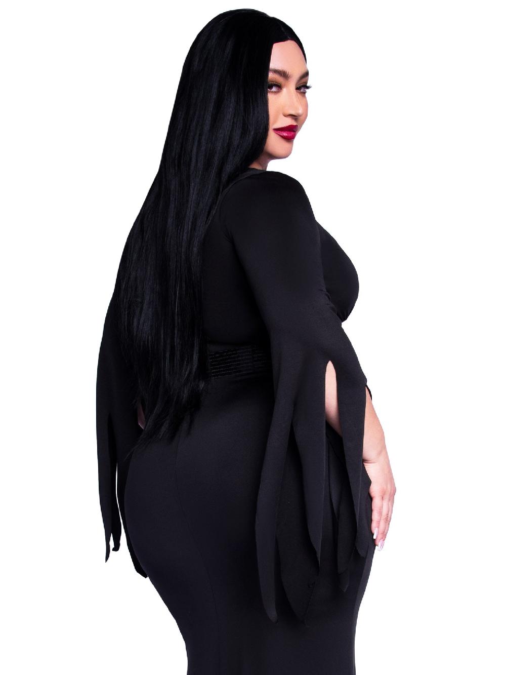 Leg Avenue Plus Immortal Mistress Costume Dress Black