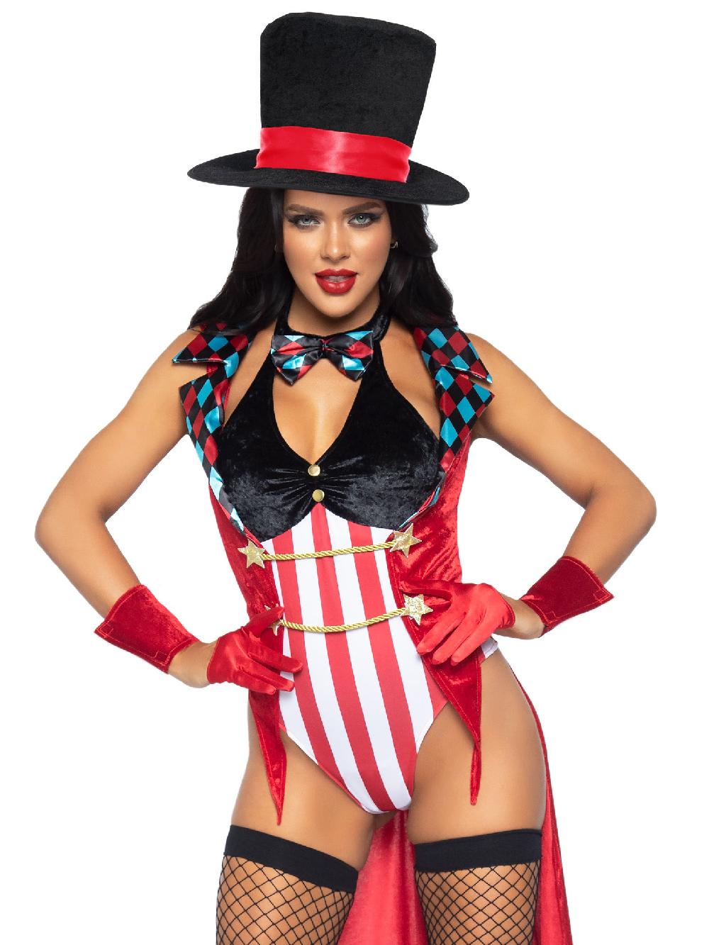 leg avenue Ring Mistress Sexy Circus Costume Red/Black