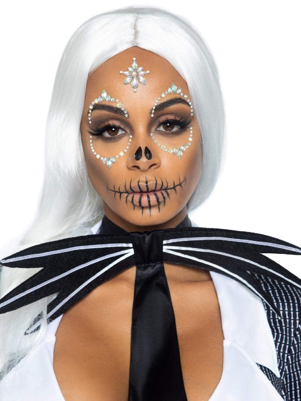 Leg Avenue Skeleton Rhinestone Stick-On Jewels Clear