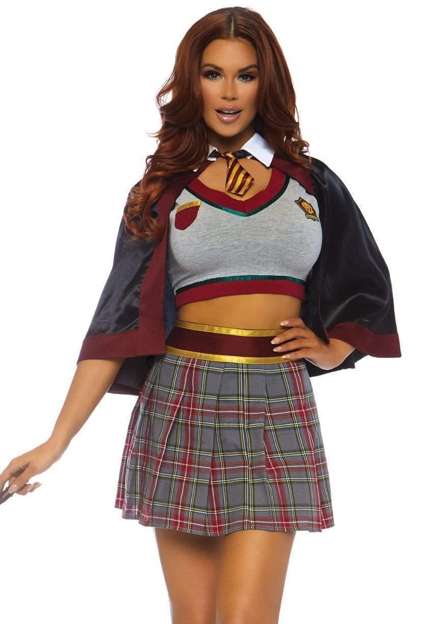 leg avenue Spellbinding School Girl Costume Red/Black