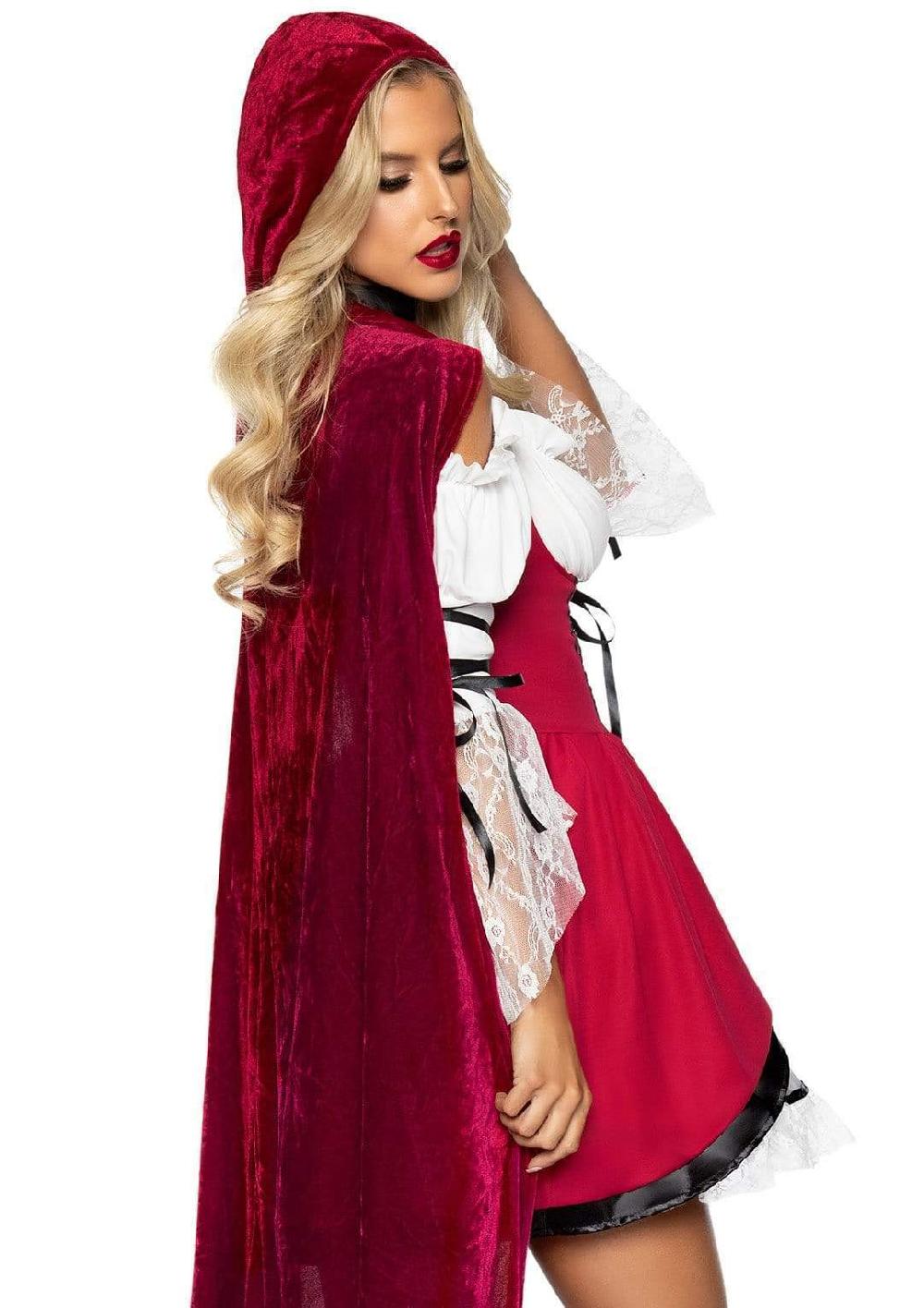 Leg Avenue Storybook Red Riding Hood Costume Red/White