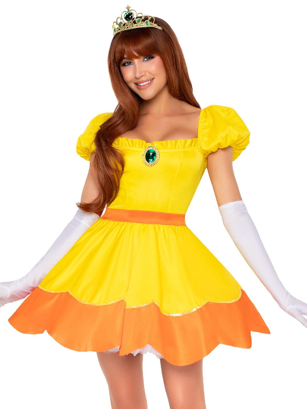 leg avenue Sunflower Princess Costume Yellow/Orange